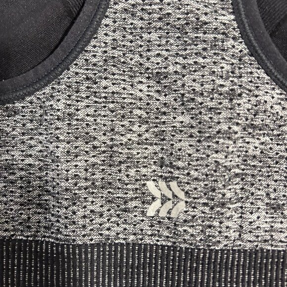 All in Motion Seamless Racerback Sports Bra Grey - Medium - Picture 3 of 3